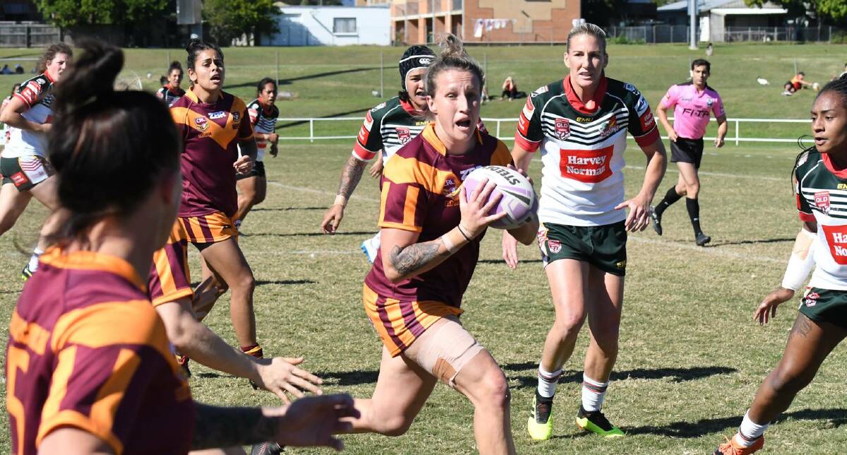 Holli Wheeler makes a break playing for NSW Country earlier this year.