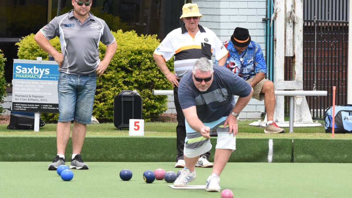 Anthony Hogan bowling in last year's challenge at Club West. The 2019 event will be held on Saturday at Wingham BC.