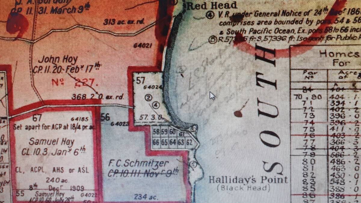 Parish of Beryan map in 1918.