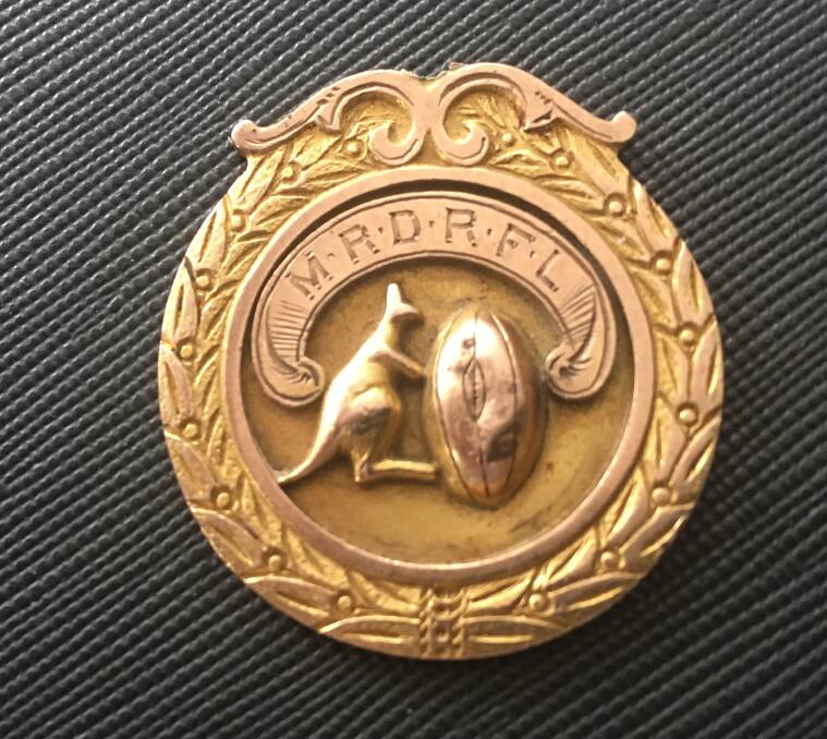 Cundletown rugby league player W Richardson’s 1925 premiership medal unearthed