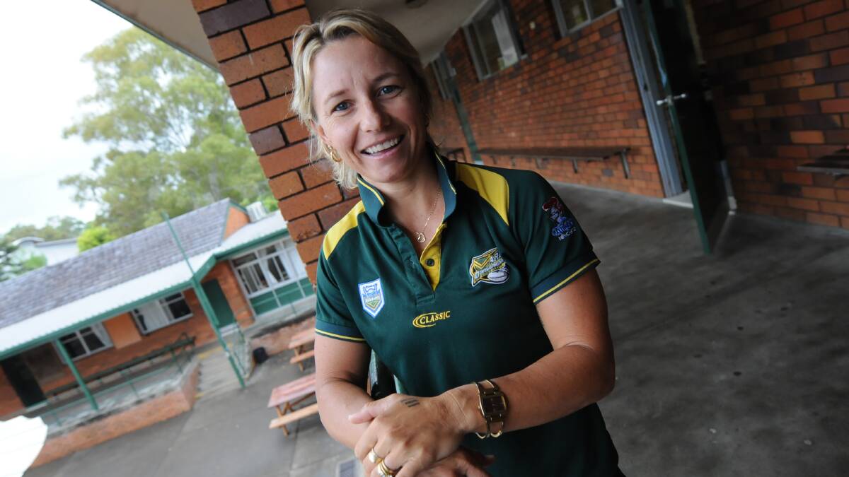 Country Rugby League female participation officer Kylie Hilder.
