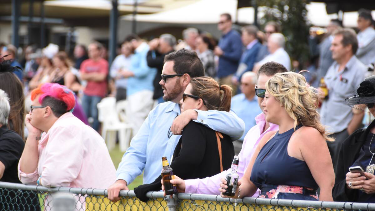 A section of the crowd at last year's Melbourne Cup day meeting at Taree's Bushland Drive Racecourse.