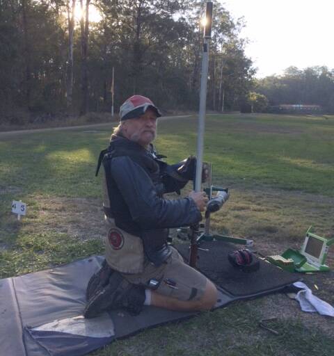 Mal McKenzie was in top form in A-grade target rifle.
