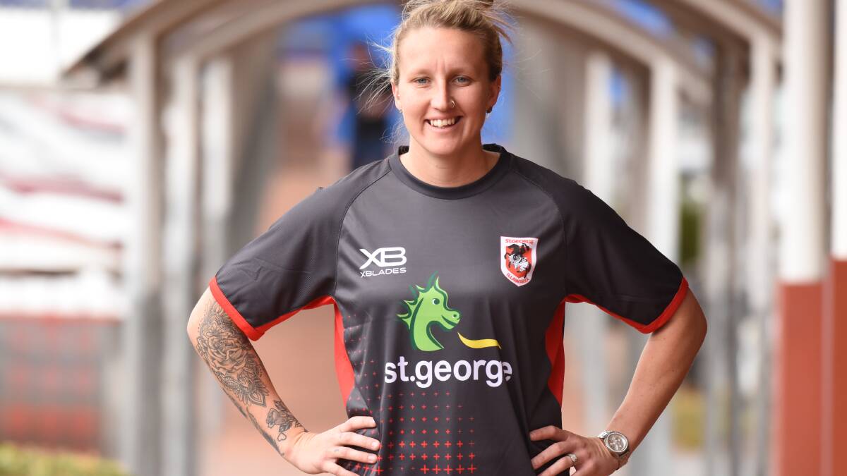 Holli Wheeler is looking forward to making her debut for St George on Sunday.