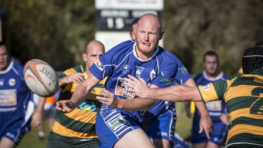 Wallamba second rower Saul Clough impressed with his powerhouse performance against Forster-Tuncurry. Photo Zac Lyon.