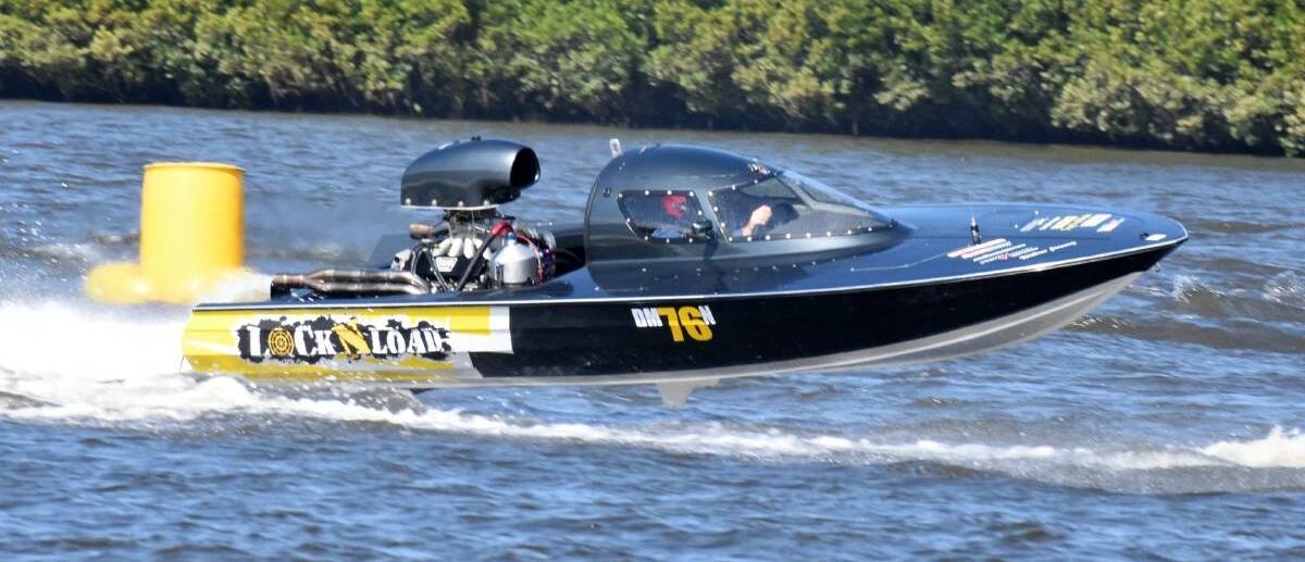 Ryan McIntosh will put Lock 'n Load through its paces this weekend in the Taree Aquatic Powerboat Club two day event.