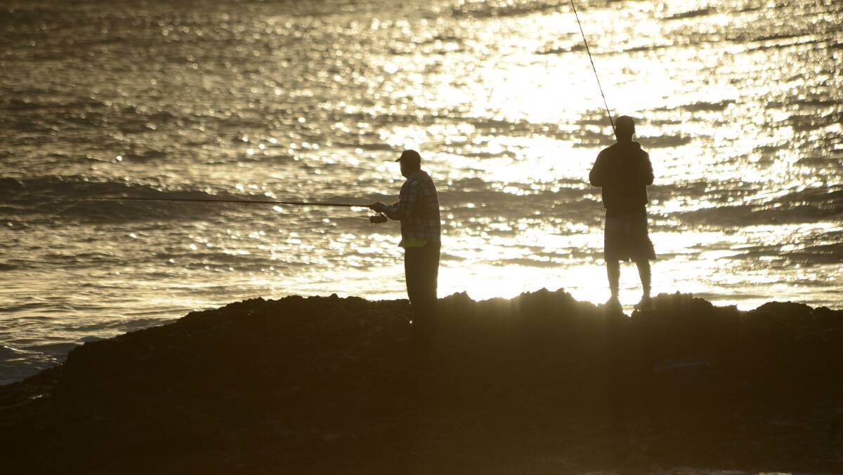 Big seas will rule out beach and rock fishing this weekend.
