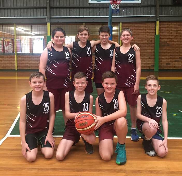 Taree West Public School's boy's basketball team moved through to the next round of the State knockout by beating Gloucester this week.