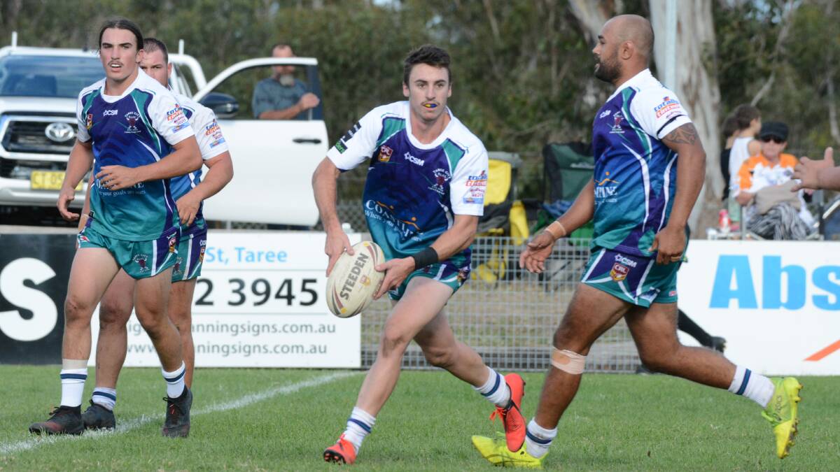 Dean Mills will shift from halfback to fullback for Taree City in the clash against Port City.