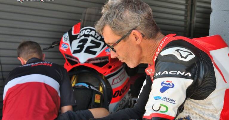 Troy Bayliss will miss the second round of the Australian Superbikes while he recovers from surgery. Photo TDJ Images.