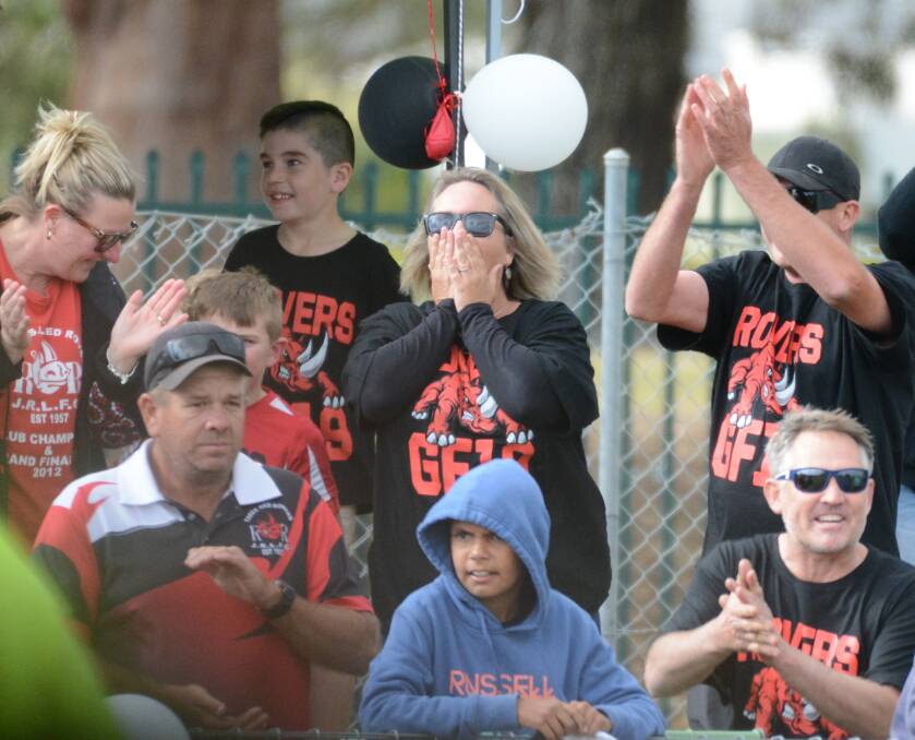 Last season's Group Three Junior Rugby League under 14 grand final was a closely contested match. The pressure was starting to get to Leisa Smith here as she watches her son, Jacob, play for Red Rovers against Port Macquarie. Rovers won. Photo Scott Calvin