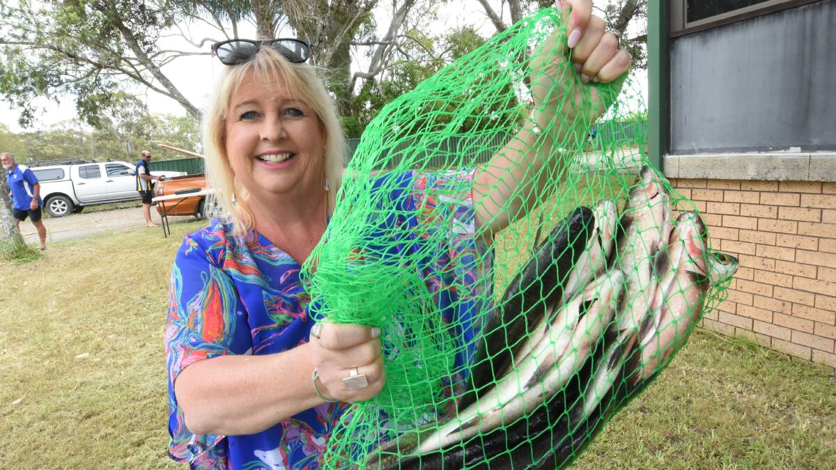 Vanessa Schultz from Bulahdelah show off her haul from the recent fresh water titles held in the Manning area.