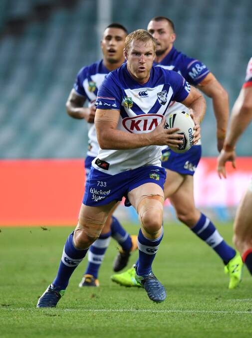 Aiden Tolman will be one of the Canterbury players in action in Saturday's trial game against Canberra in Port Macquarie.