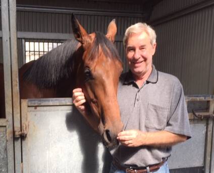 Trainer Michael Byers of Taree and Casino Mondial, one of the two Mid North Coast representatives in the Country Championship Final to be run at Randwick on Saturday.