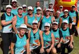 The Manning Dragon boat contingent at the Australian titles held in Perth. Photo supplied.