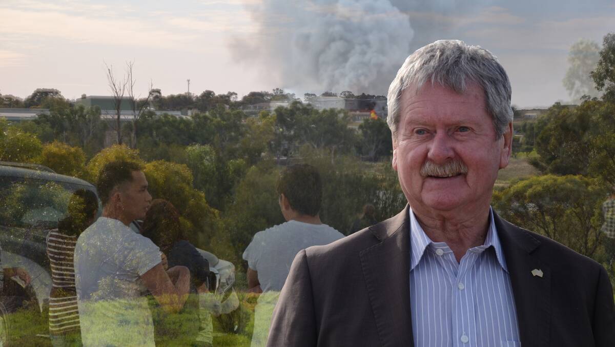 Six months later: As memories of the Thomas Foods International fire of January 3 fade, Mayor Brenton Lewis believes Murray Bridge's future remains bright. Image: Peri Strathearn.