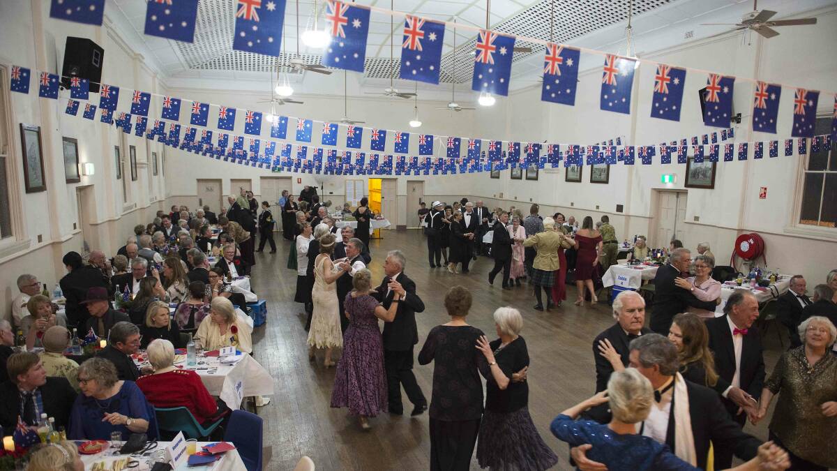 Wingham Town Hall was the venue for the Diggers Ball.
