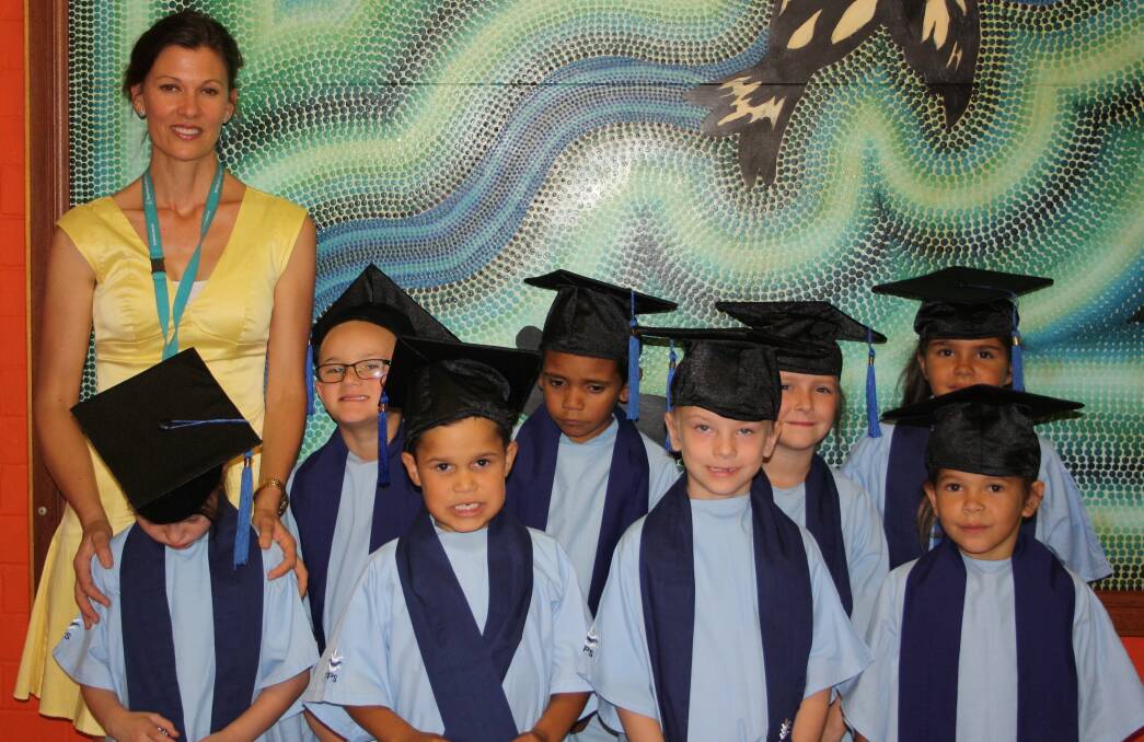 Taree Public School's graduating kindergarten class.