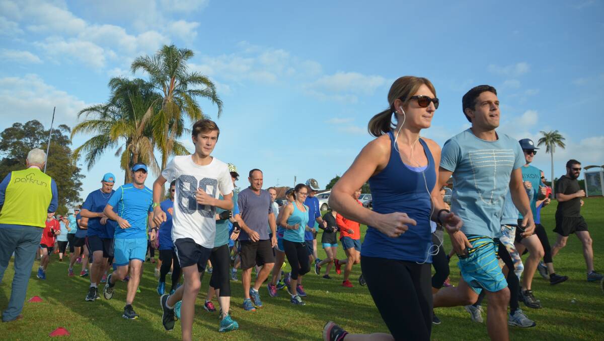 parkrun enthusiasts can expect cloudy and showery weather this Saturday when they set off at Taree.