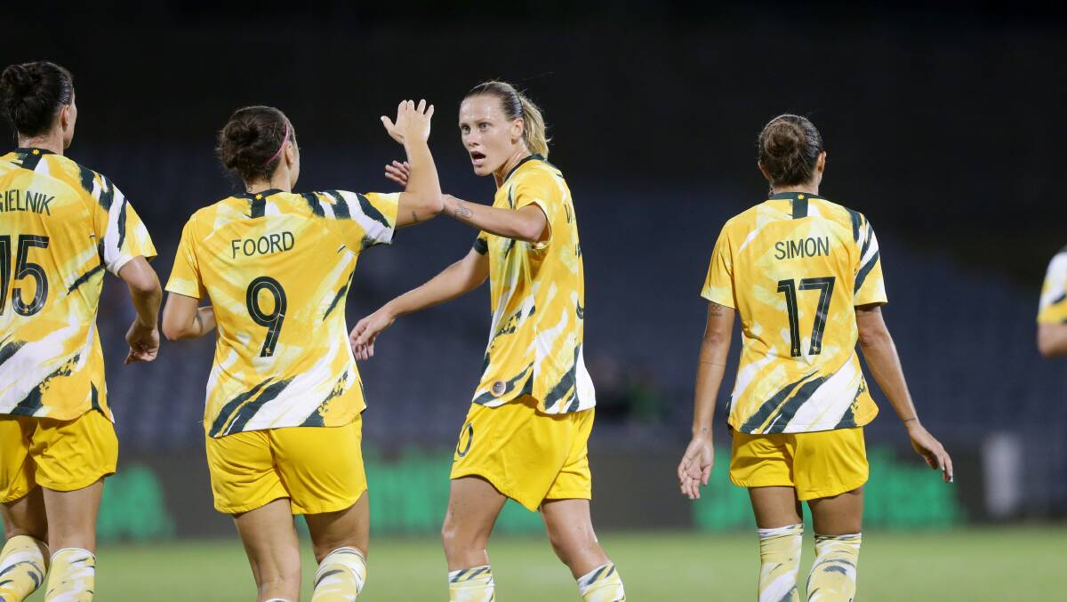 The Matildas competing at Campbelltown in February. Photo Chris Lane