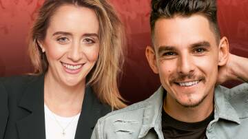 Kaylee Bell and James Johnston partner up for James' latest single 'Same Songs'. Image supplied