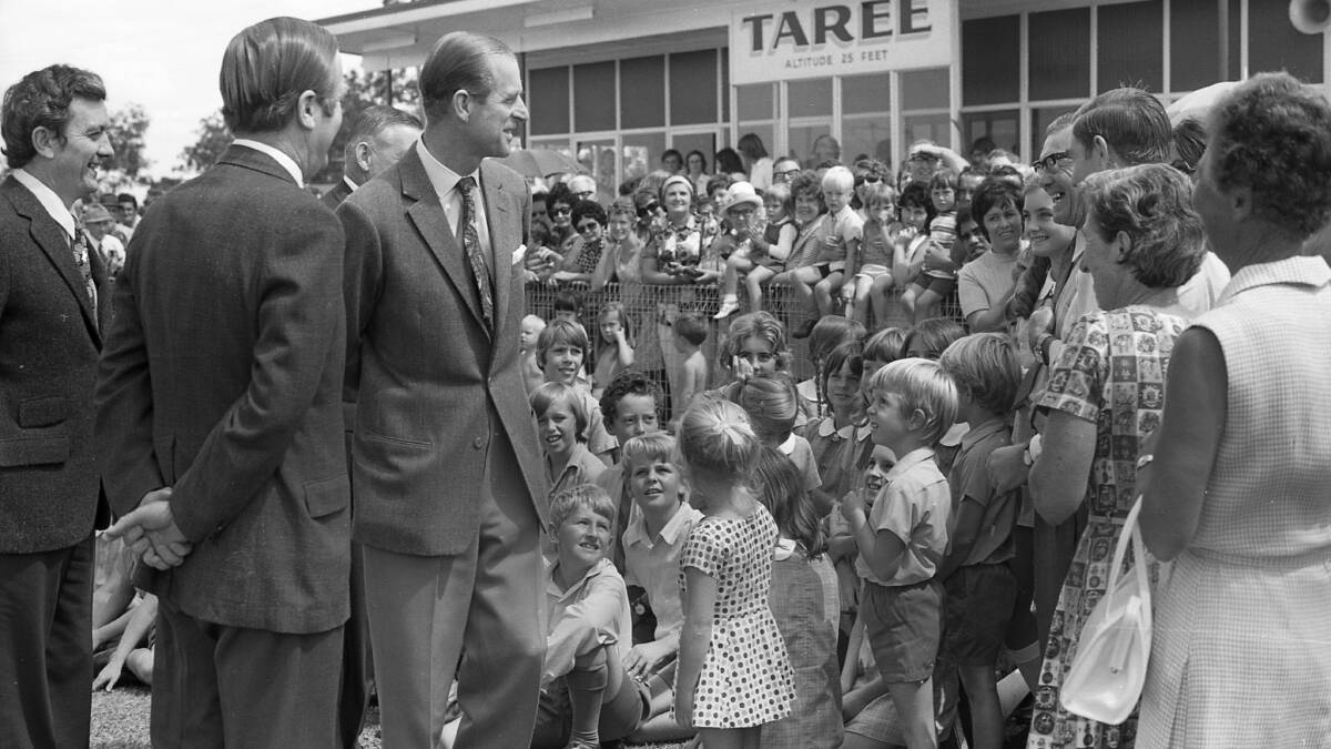 Prince Philip visited Taree in 1973. Click on the photo to read more