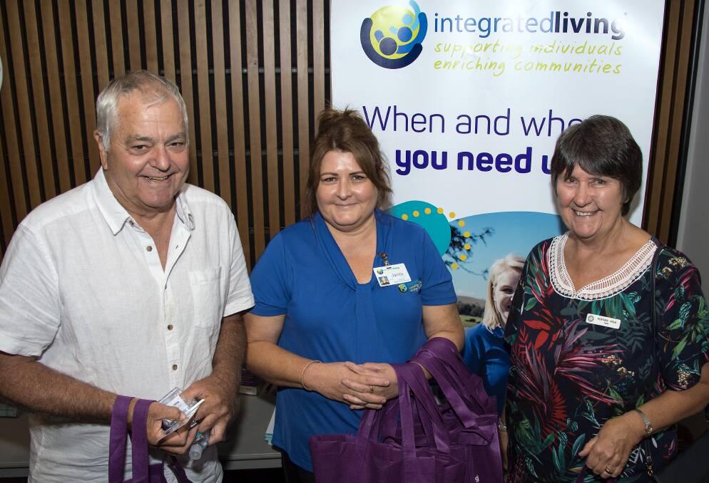 
Murray Difford with Janita Gorton from Integrated Living and Heather Hole.