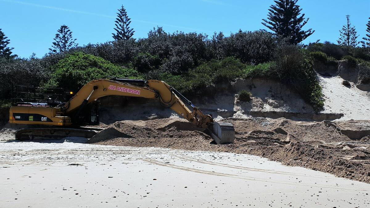 Sand scraping trial to be tested at Old Bar Beach
