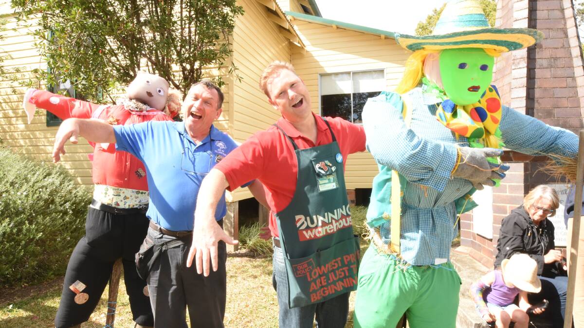 Bunnings is again supporting the scarecrow competition.