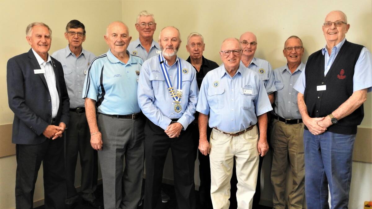 Taree Probus Club managed to induct its new committee in March before the lockdown.