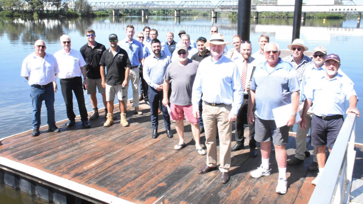 Member for Myall Lakes Stephen Bromhead launched the petition with Manning River Action Group members and Mid Coast business community representatives in January
