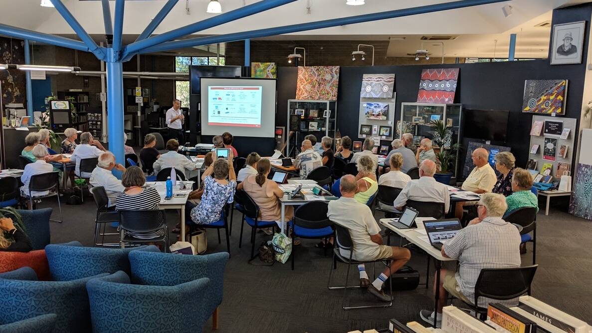 YourLink 'Tea and Be Connected' event at Forster attracted more than 40 participants.