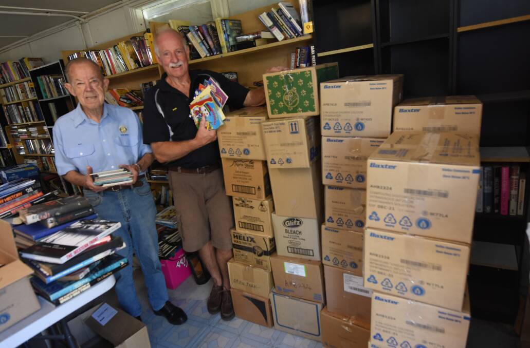 The Hub Markets, including the Rotary book shed, will return to Taree Showground in August.