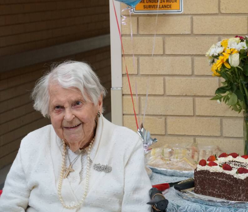 Pearl Haigh celebrated her 100th birthday with friends and family at Storm Village.