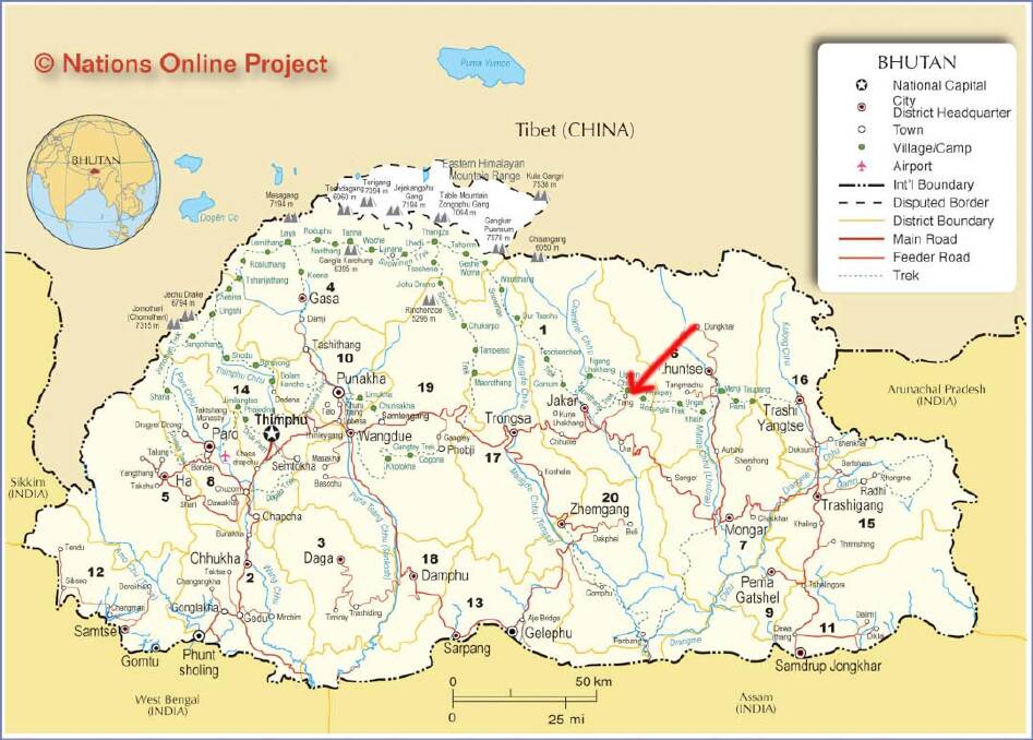 Manning-born project improving students' English skills in remote Bhutan school