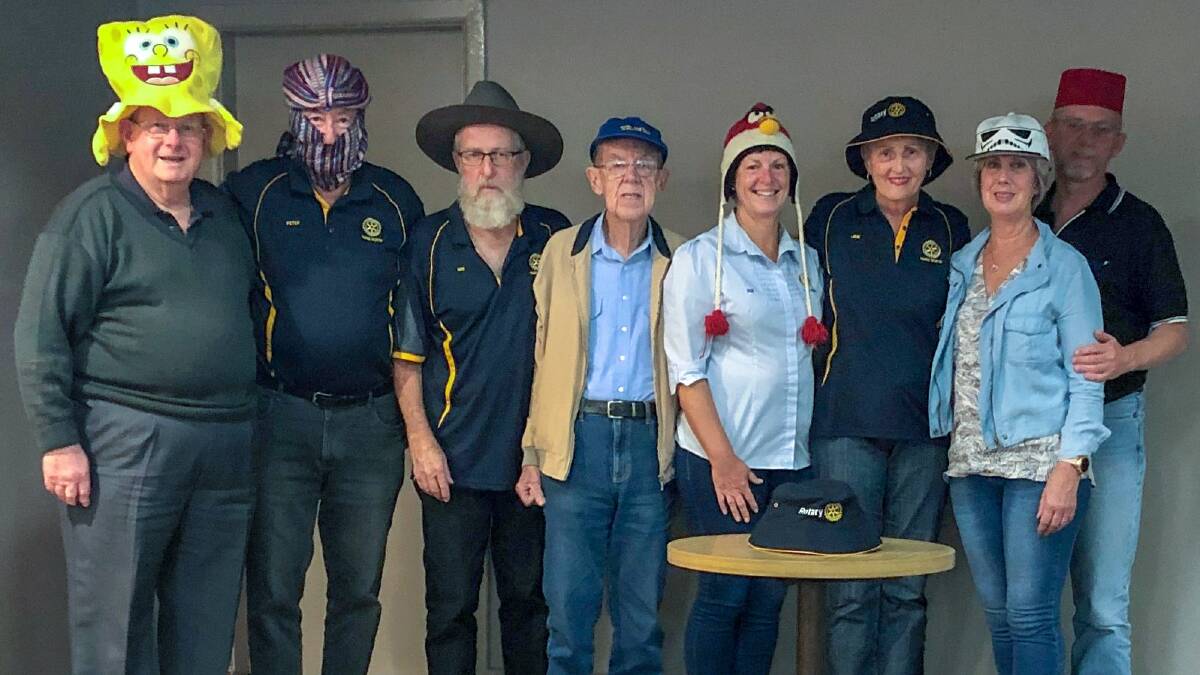 Taree North Rotarians invite you to wear a hat to the Hub Markets - why?