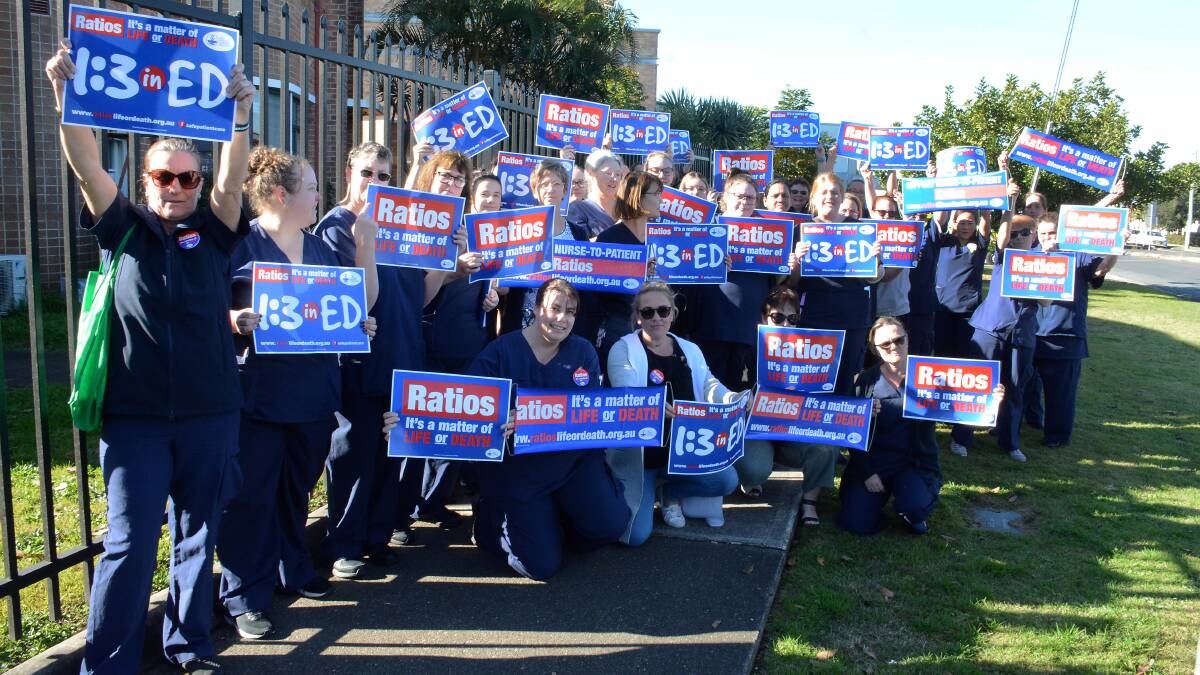 Nurses and midwives took to the streets last week to protest when the NSW inquiry into regional hospital and health services held a sitting in Taree. Today they voted on strike action.
