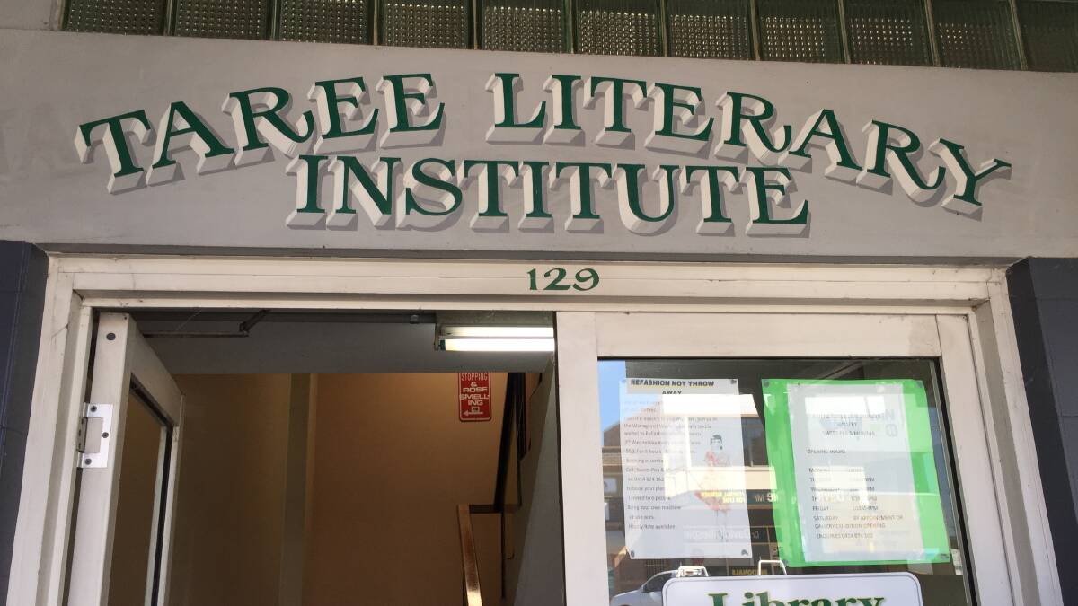 Brian Crisp steps down as Taree Literary Institute president