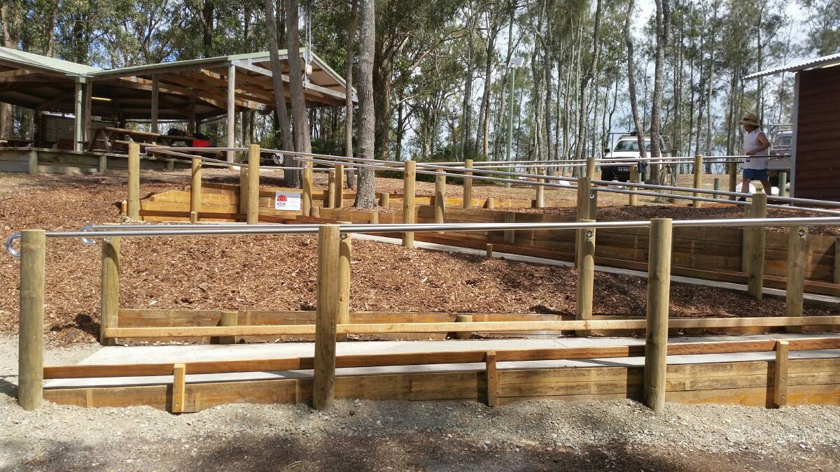Funding from a previous donations program contributed to the construction of an access ramp for Coomba Aquatic Club.