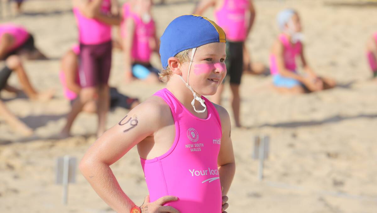 A young competitor from Pacific Palms SLSC. Picture supplied.