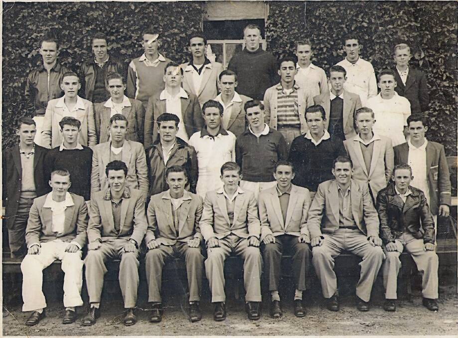 Can you help identify these men? The photo is of apprentices from factories up and down the coast who attended Hawkesbury Agricultural College in the late 1950s. Cundletown Museum is seeking help from people to name them.