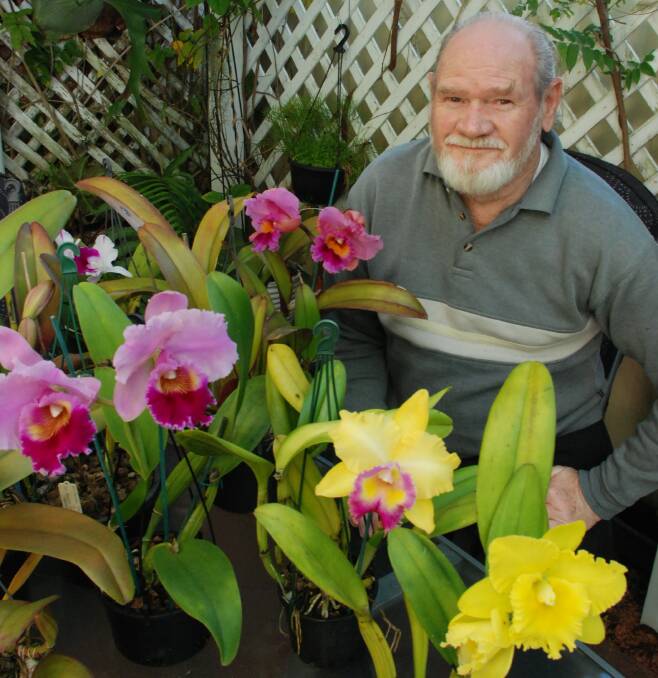 Great Lakes Orchid Society president Roy Difford.