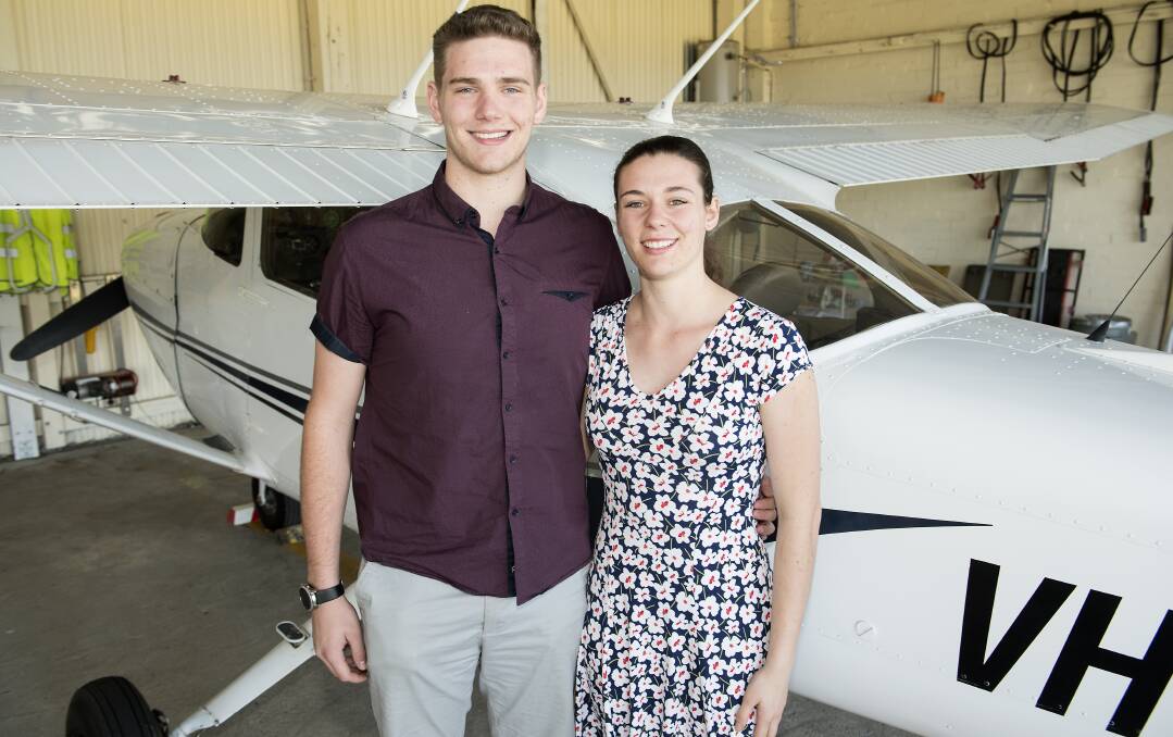 Taj and Tallulah were voted joint Pilots of the Year (2018) at Manning River Aero Club. Photo Ashley Cleaver/Cleavers Images