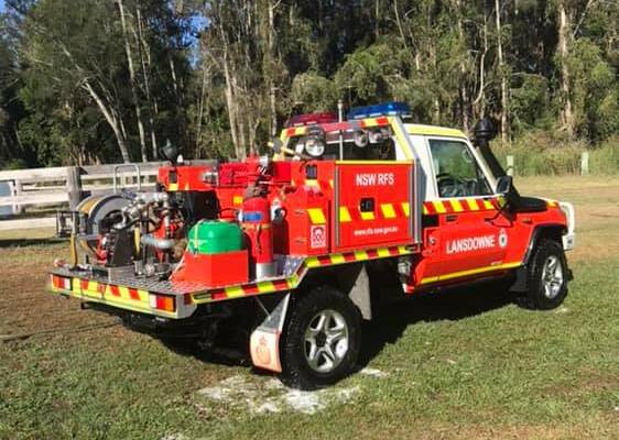 Nice and clean: Lansdowne Rural Fire Brigade loaed its Cat 9 for fire patrols last weekend and it was returned spick and span.