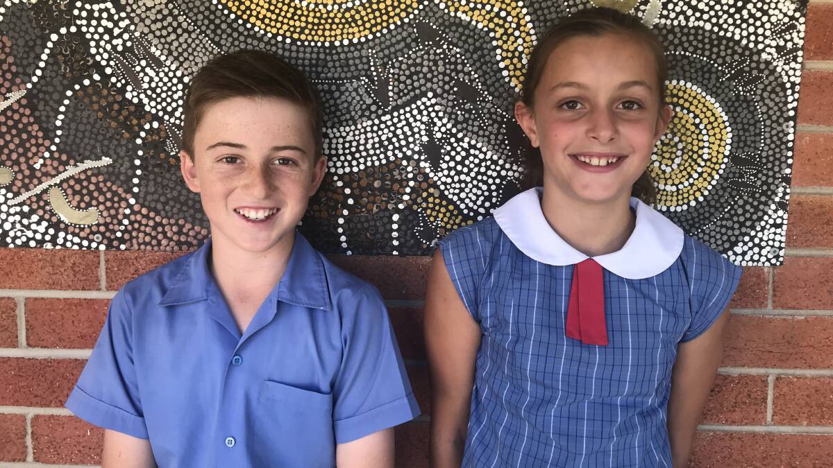 Cundletown Public School captains for 2018, Will and Sienna
