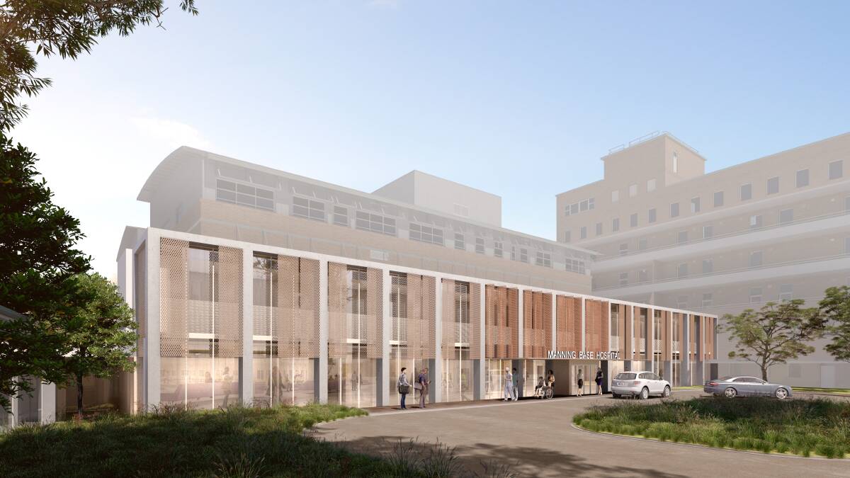 Concept design for Manning Base Hospital entrance