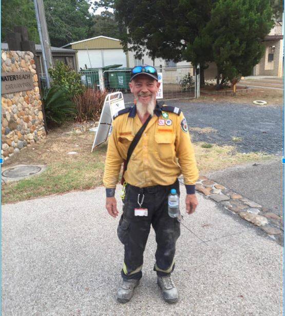 Coopernook RFS senior deputy captain, Robert Collins was deployed to Queensland fires. He was flown up on Sunday, December 2 along with other fire fighters from the Mid Coast District. 