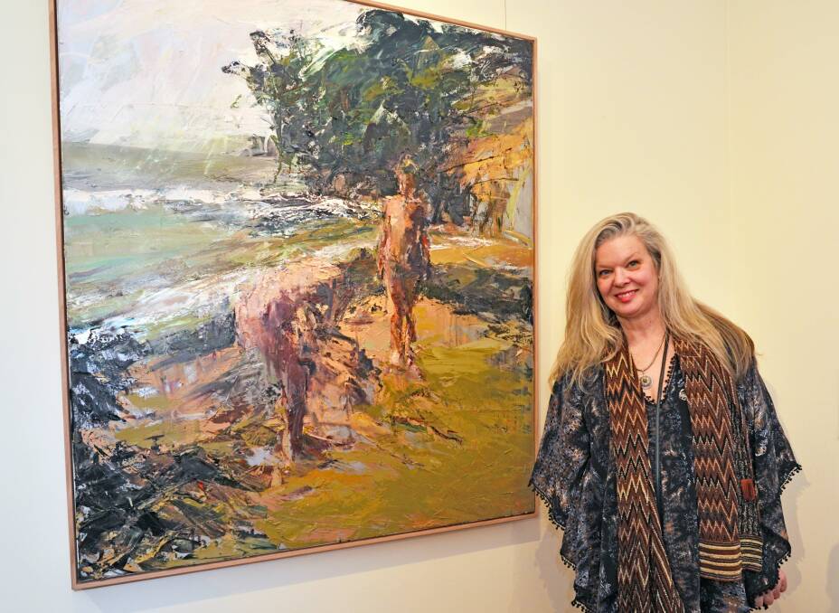 Laura Matthews, winner of the 2019 Naked and Nude Art Prize. Photo supplied
