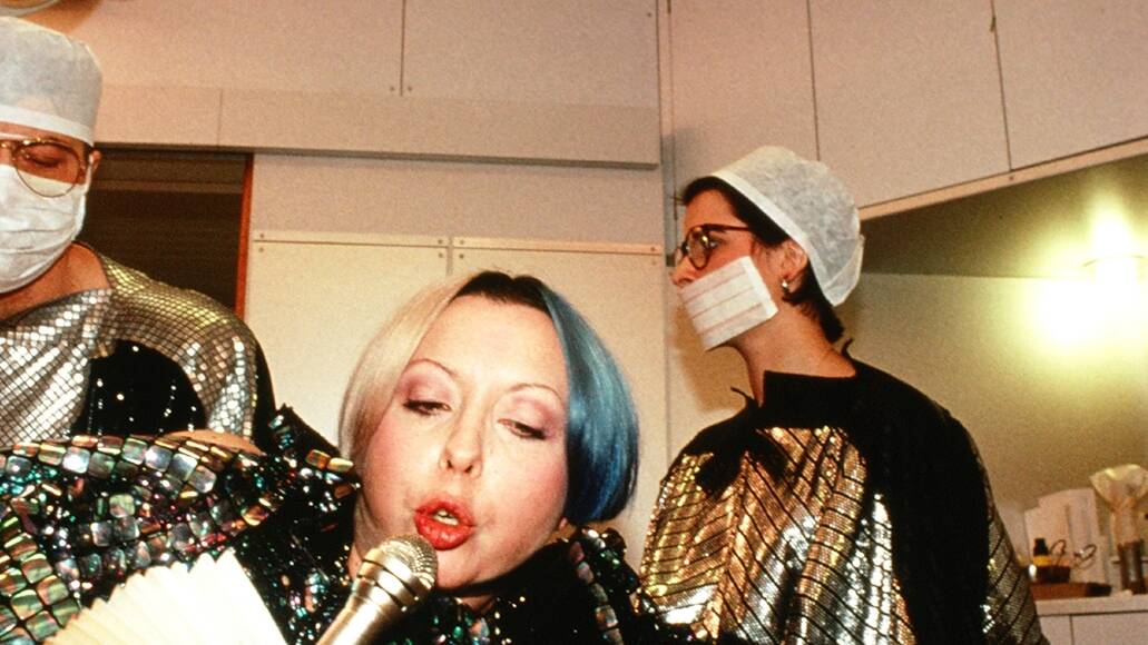 ORLAN, 4th Surgery-Performance titled Successful Operation, 8th December 1991. Courtesy of the artist.