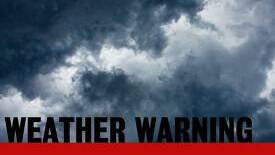 It's a day of weather warnings
